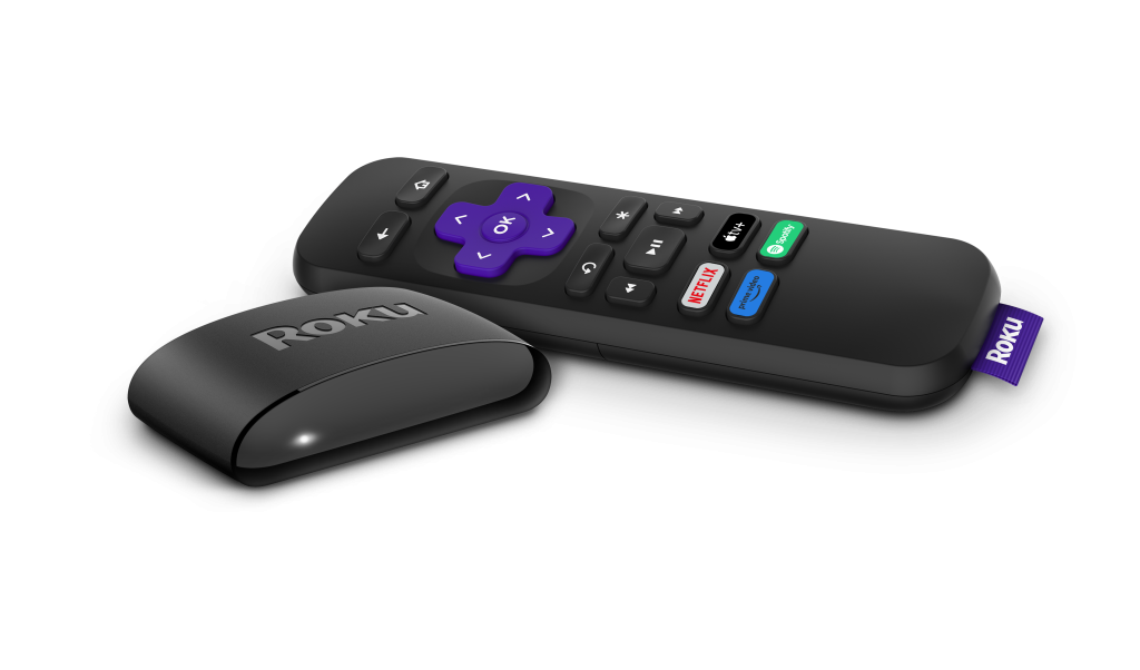 Roku Express Left Turned Remote Right Turned EU