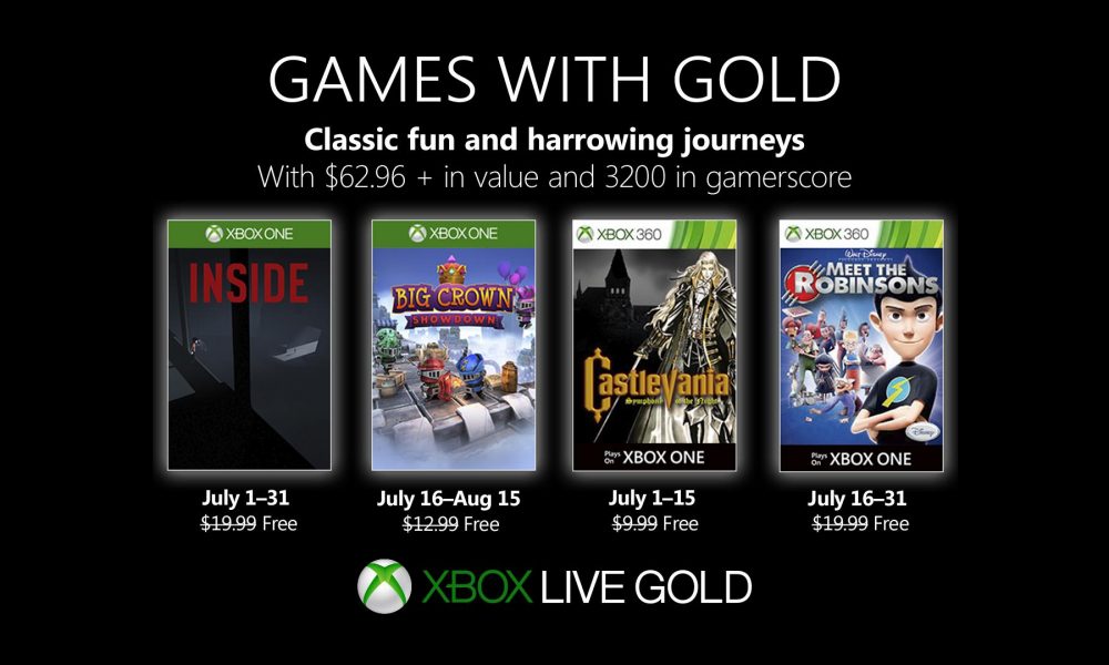 Games for Gold July 2019