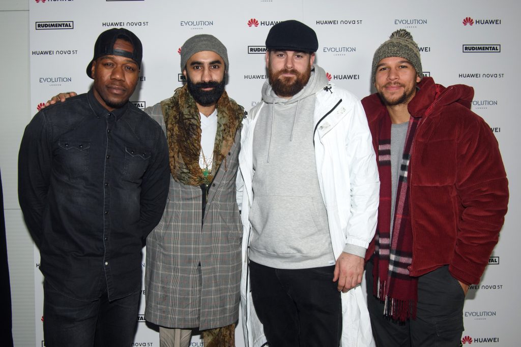 Rudimental turns the heat up for London to celebrate of the Huawei nova 5T 2