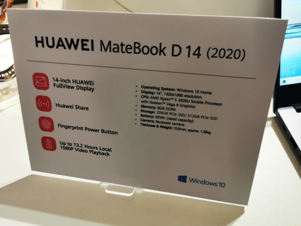 Huawei launches new ultralight HUAWEI MateBook D Series (2020) 3