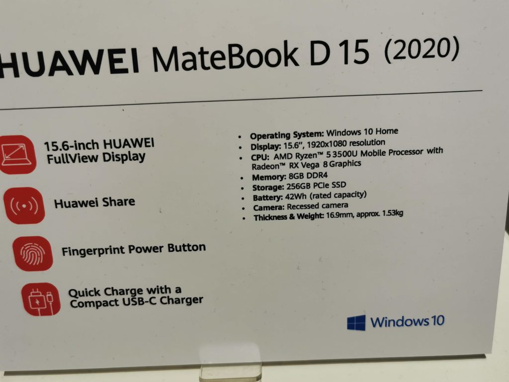 Huawei launches new ultralight HUAWEI MateBook D Series (2020) 9