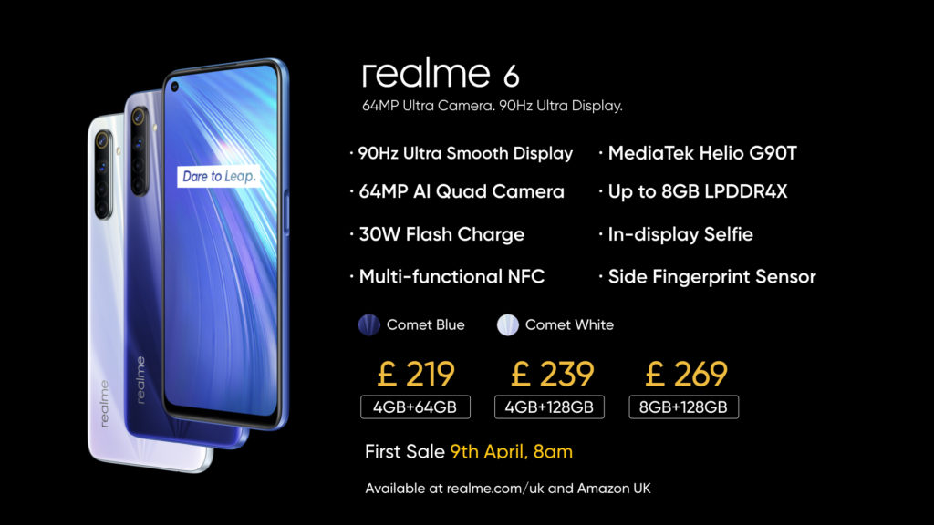 Realme 6 available in the UK from 9th April from £219 2