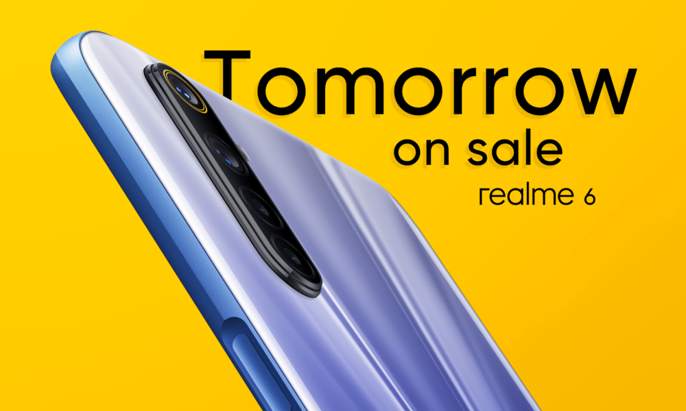realme 6 will be available on 9th April