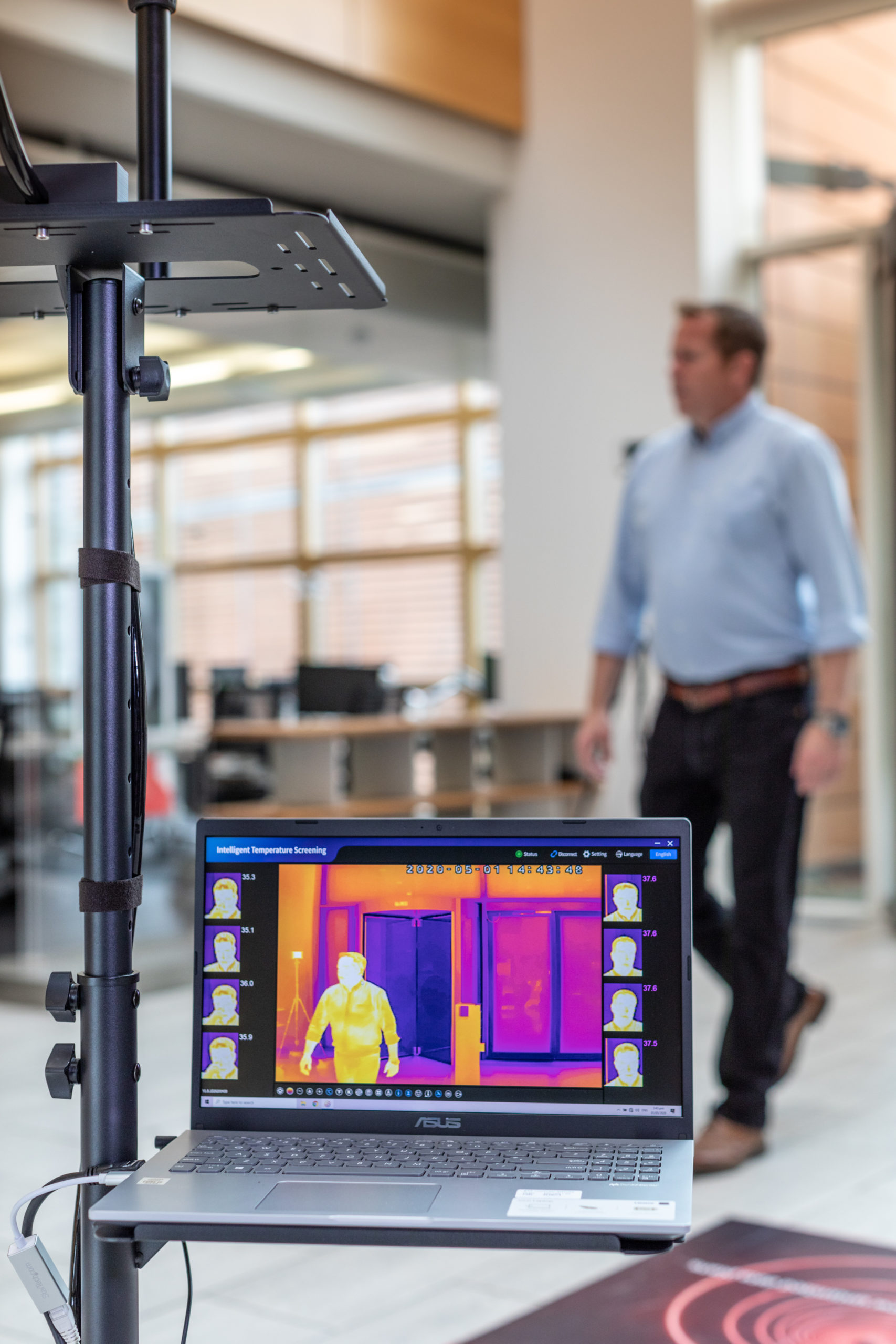 Vodafone helps the UK back to work safely with NEW IoT-enabled heat detection camera