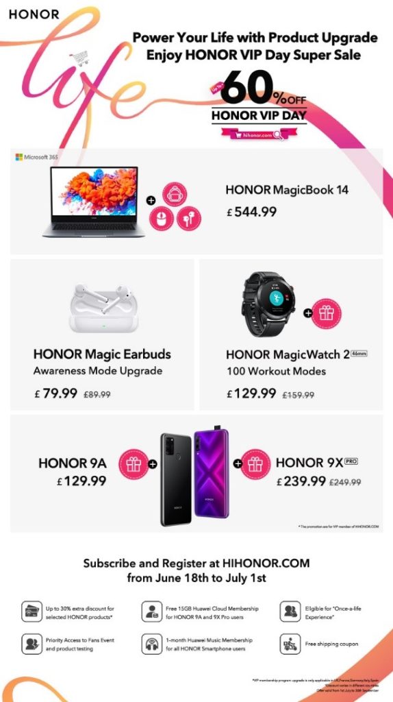 HONOR announces new products and exclusive VIP Day promos 5