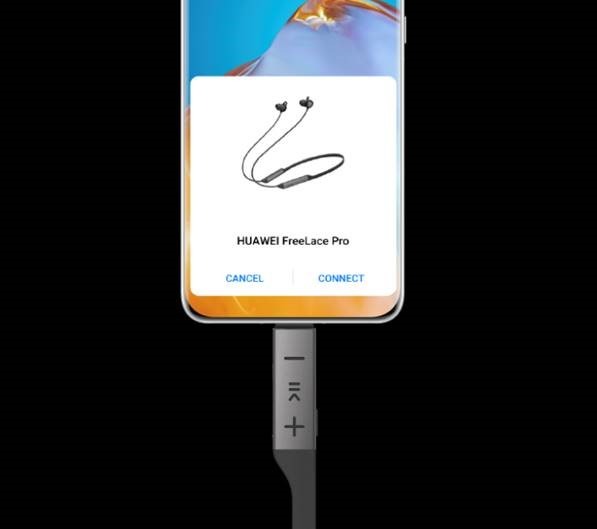 Huawei FreeLace Pro phone charging