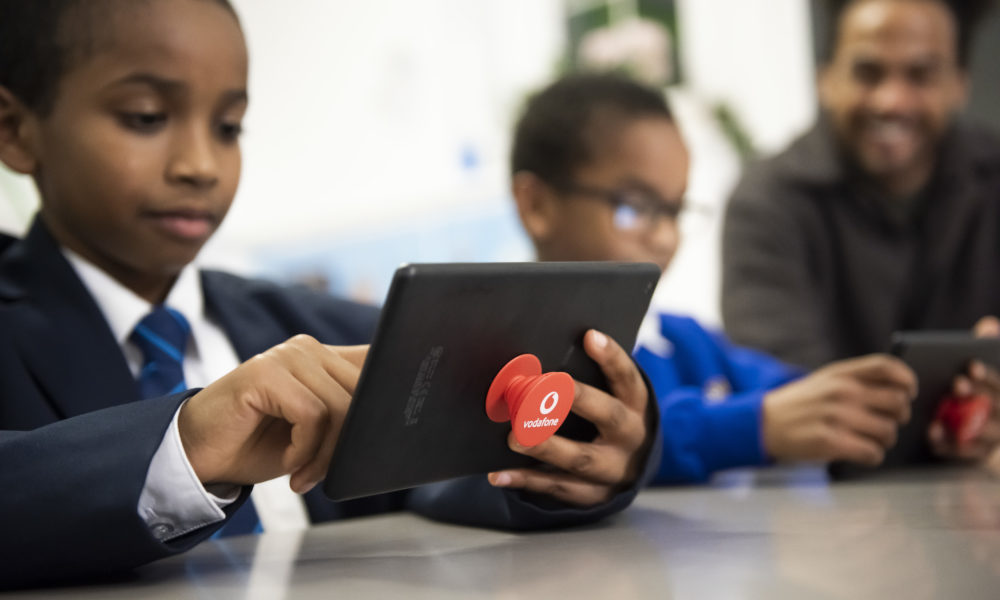 Pupil on tablet