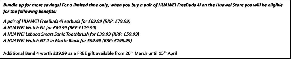 Huawei Freebuds 4i bundle