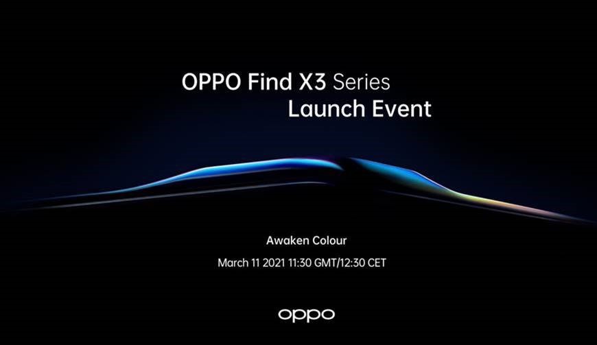 Oppo Find X3 series invite