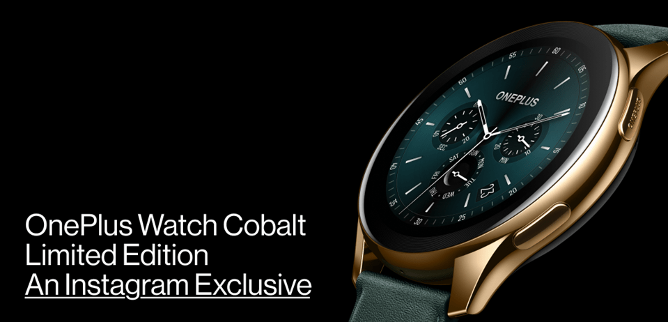 OnePlus Watch Cobalt Limited Edition arrives with an exclusive sale on Instagram