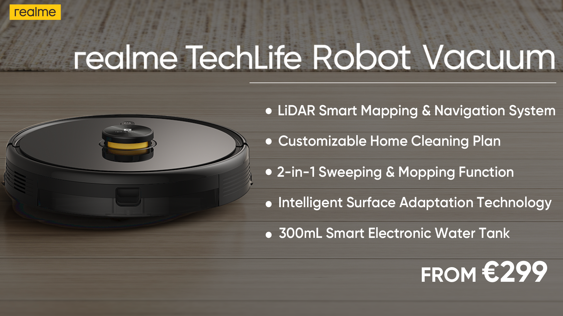 realme techlife robot vacuum
