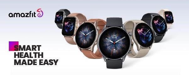 Amazfit GTR 3 and GTS 3 Series Smartwatches launched