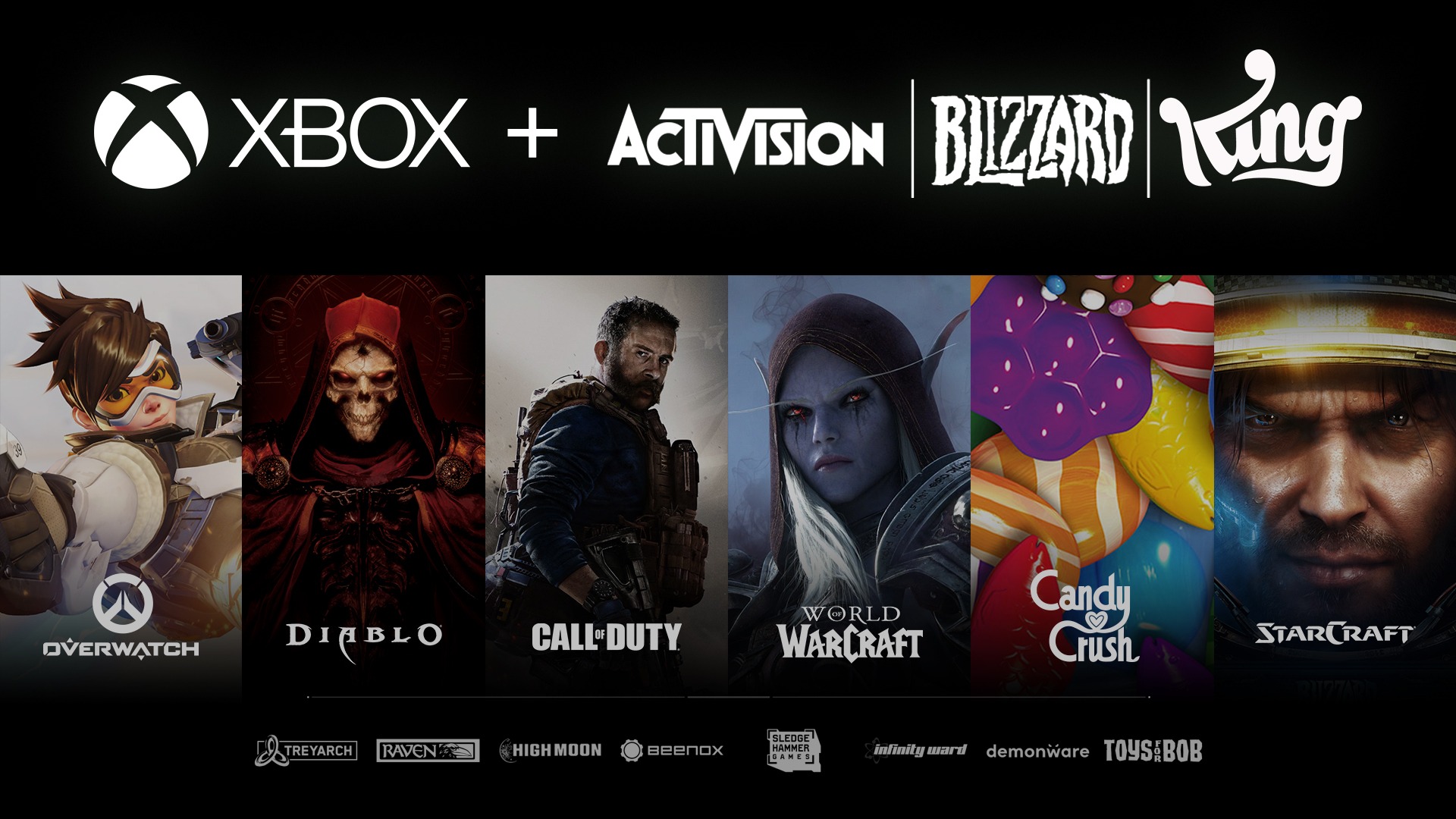 Xbox announces it is acquiring Activision Blizzard and all studios