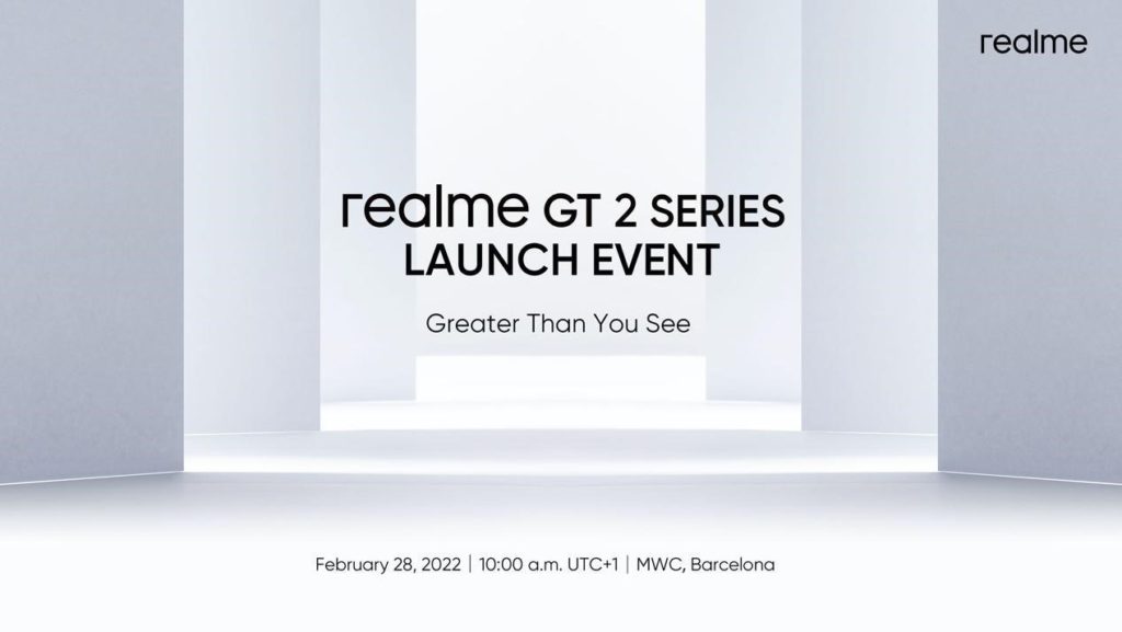 realme gt 2 series launch event