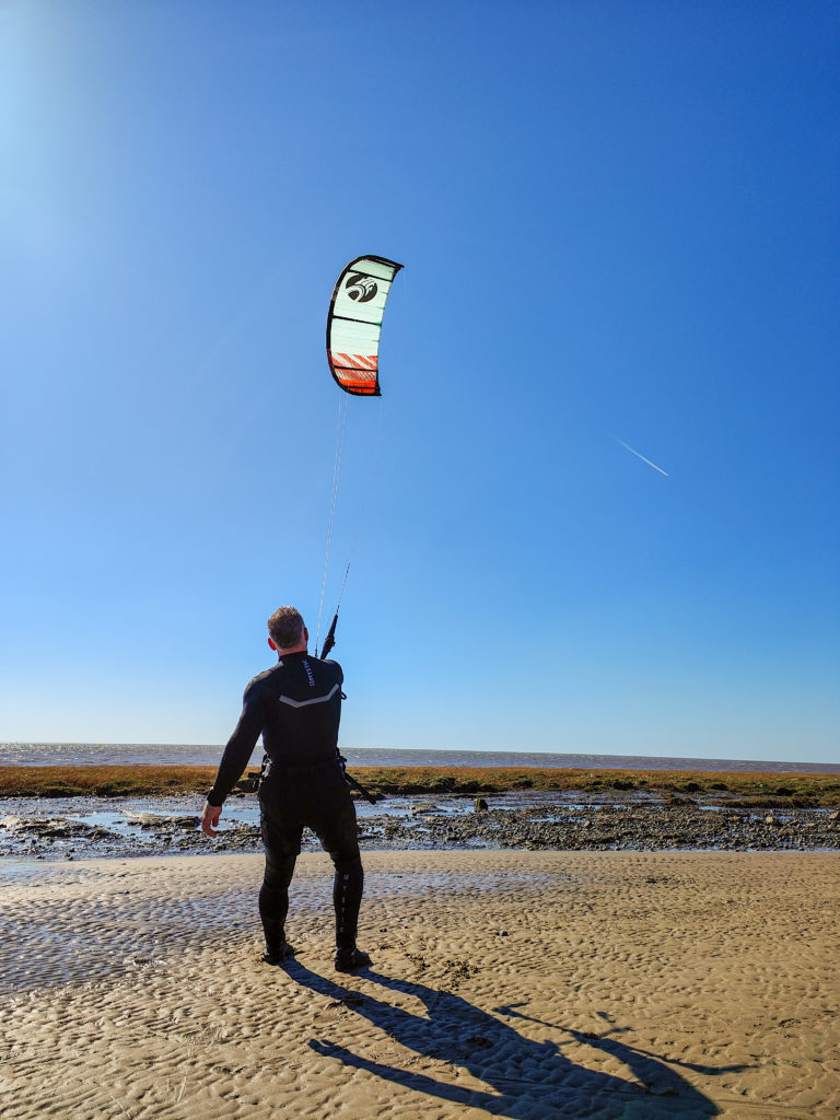 Kite surfer Photography credit Mark McNeill