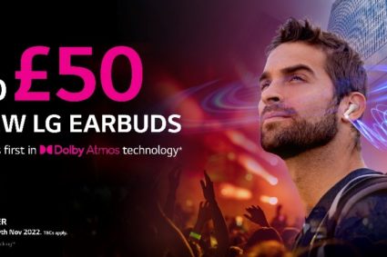Save £50 from the LG UTF8 and UT90 Earbuds