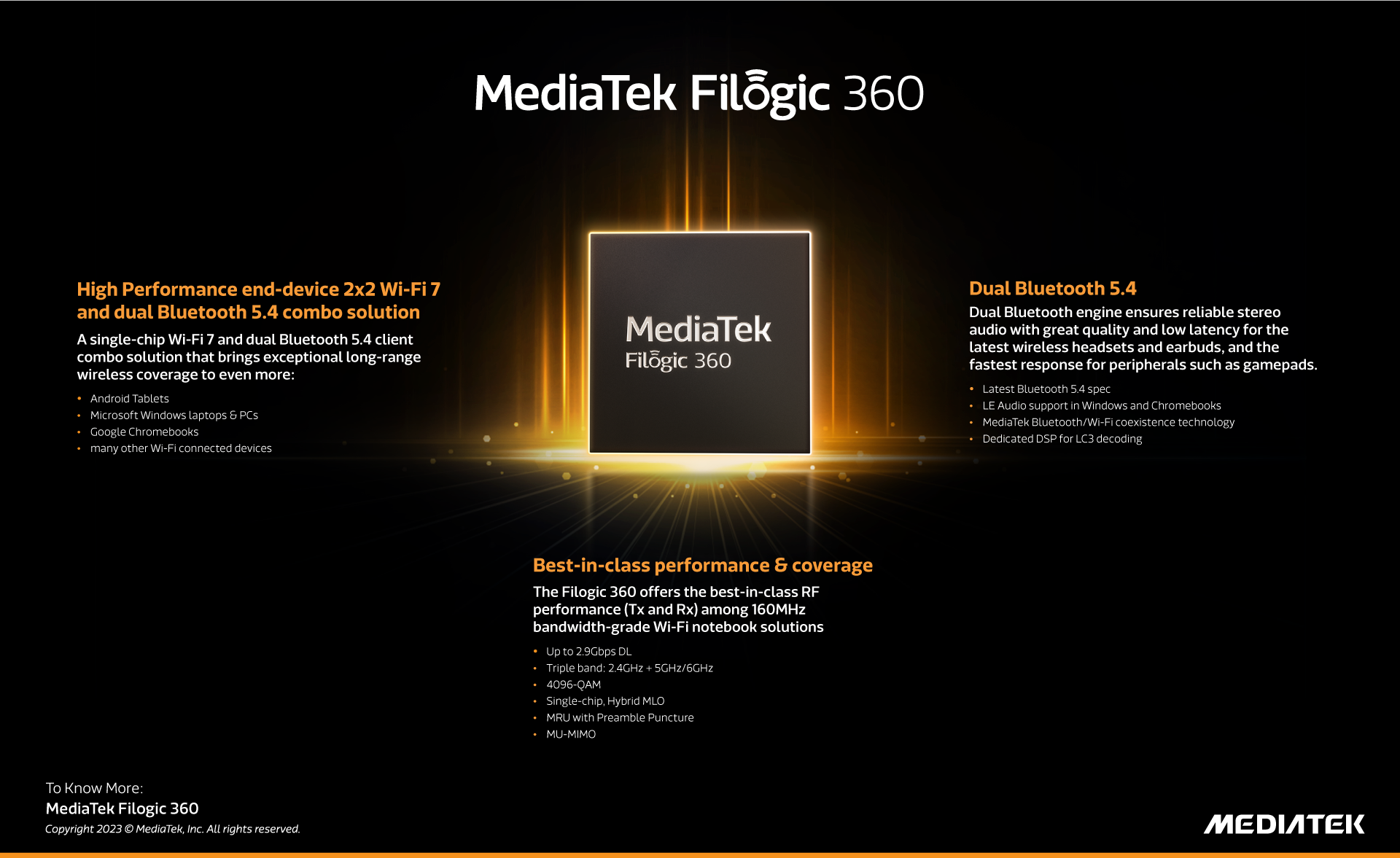 MediaTek Filogic 360 EMBARGO