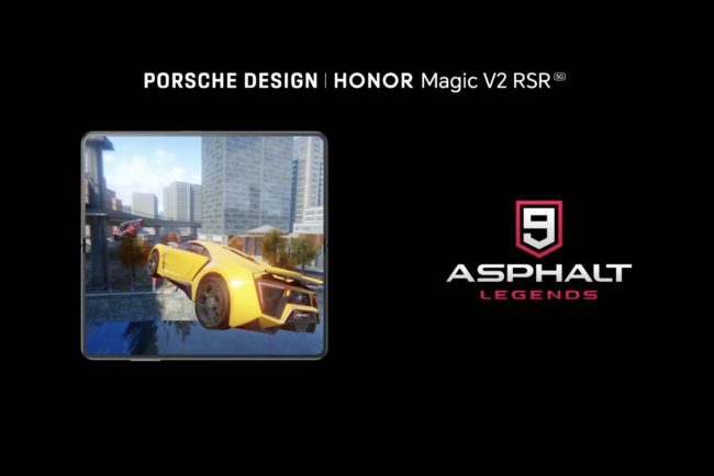 Honor Magic V2 RSR Porsche Design GameLoft