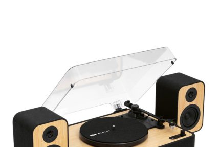 house of marley revolution turntable and speakers