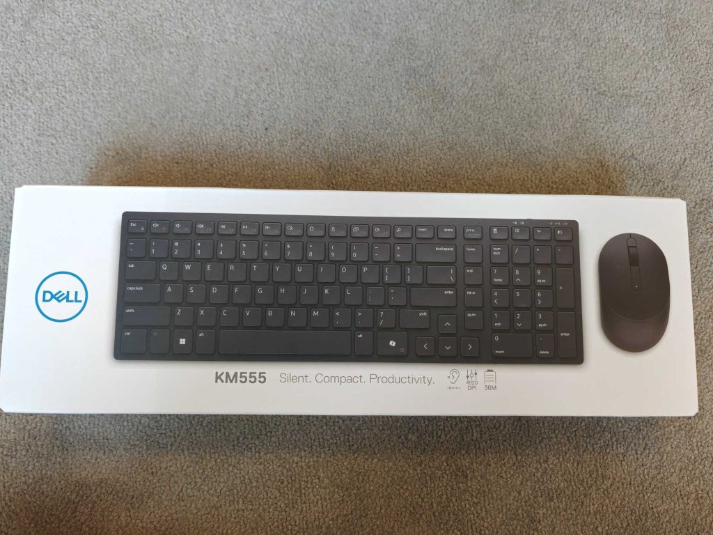 Dell - KM555 Wireless Keyboard and Mouse Dell - KM555 Wireless Keyboard and Mouse