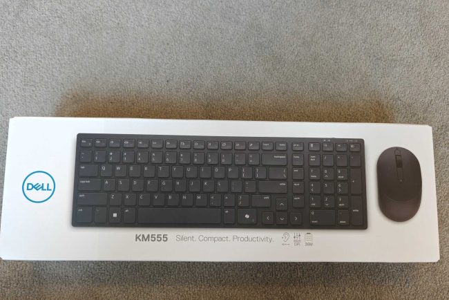 Dell - KM555 Wireless Keyboard and Mouse