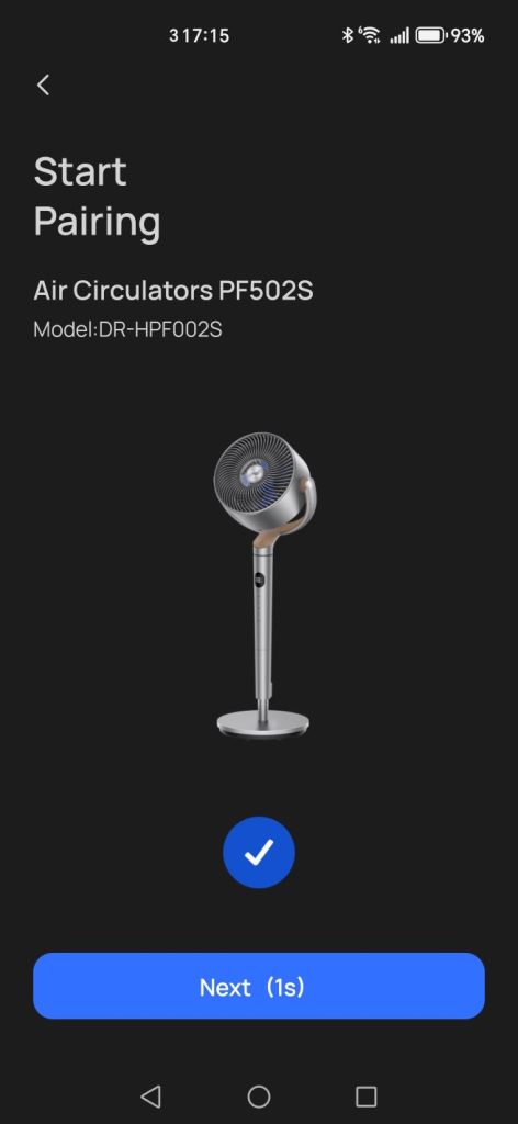 Dreo PolyFan 502S App Pic1