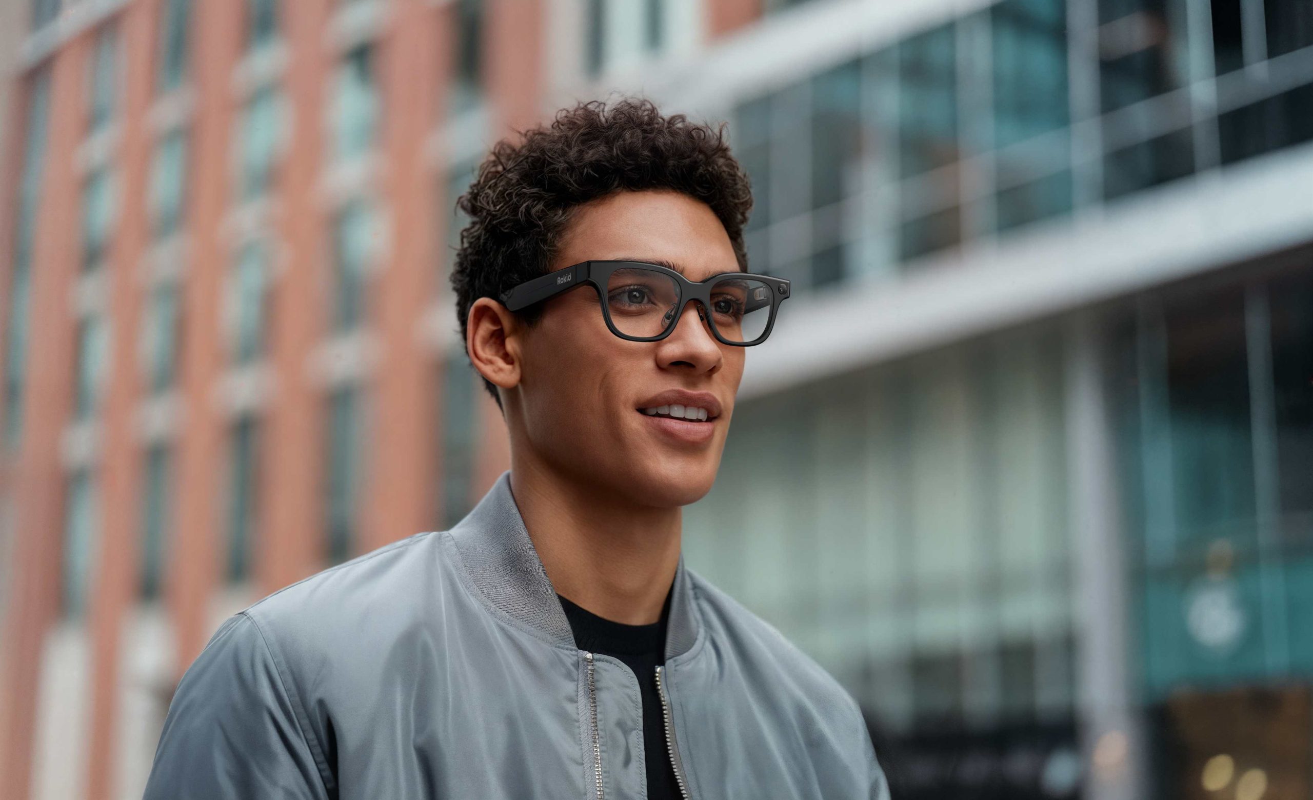Rokid Glasses: Ultra-Light AI-Powered AR Smart Glasses to debut at IFA 2025 1 Model Wearing Male