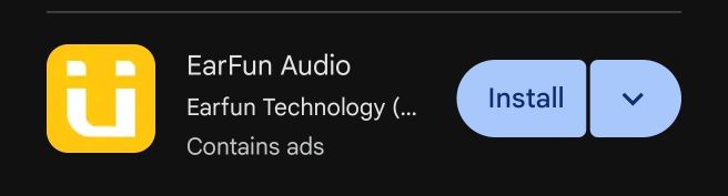 EarFun Audio - App install