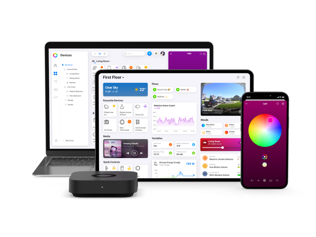 Homey Pro mini dashboard and app Homey Pro mini dashboard and app