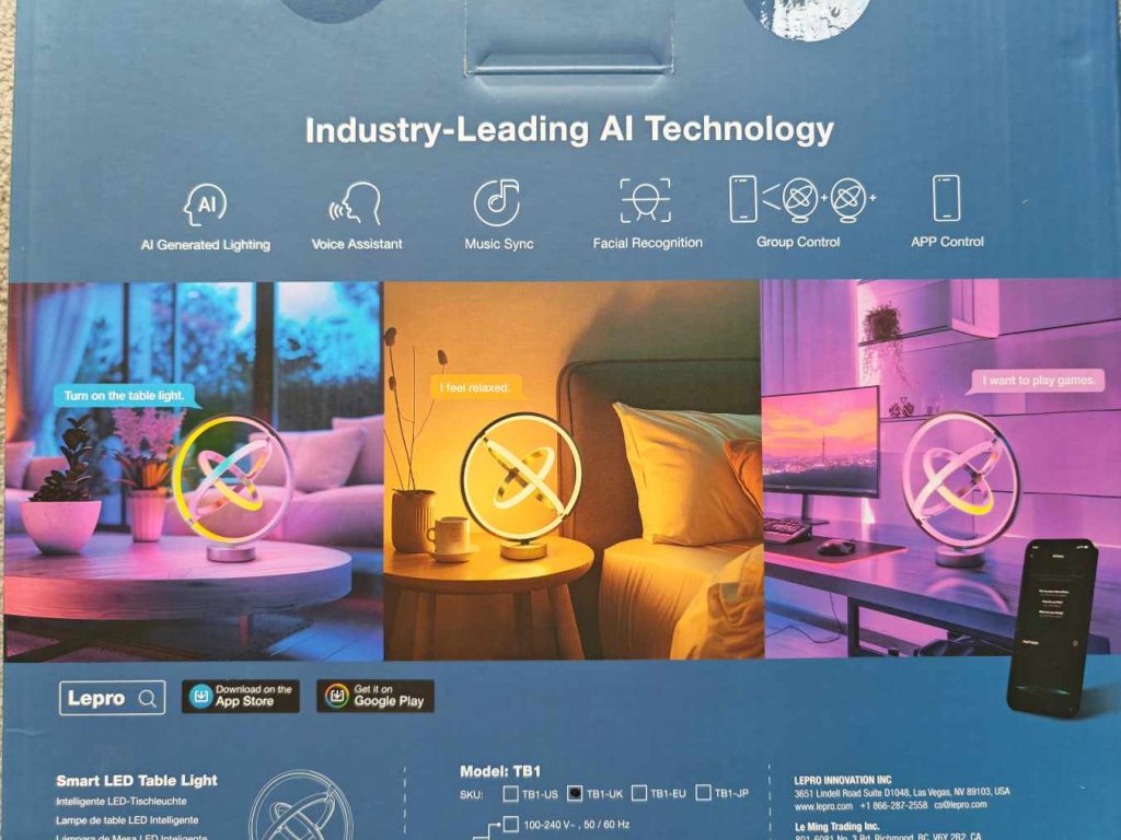 LePro TB1 Back