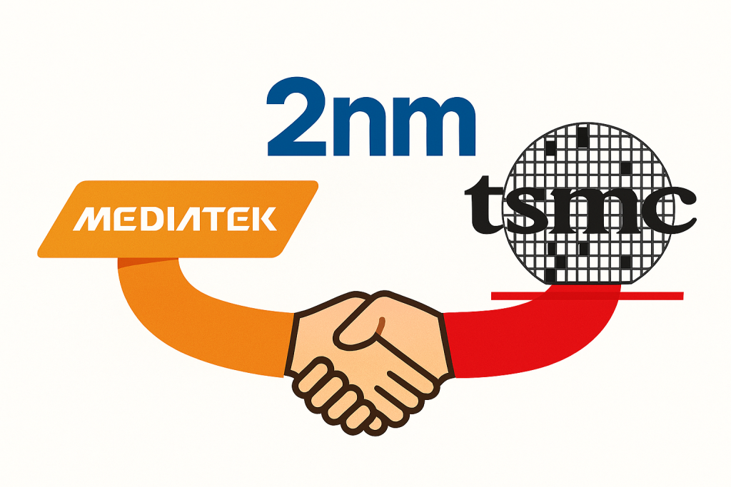 MediaTek and TSMC shaking hand for the new 2nm MediaTek and TSMC shaking hand for the new 2nm
