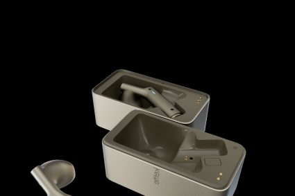 W4 Sandy Gold L Earbud and Case