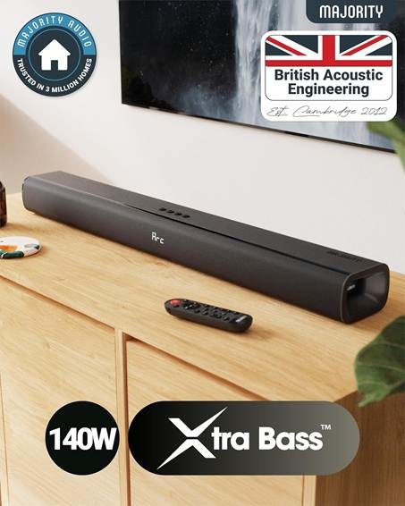 Majority Naga 80 2 1 Bluetooth Soundbar