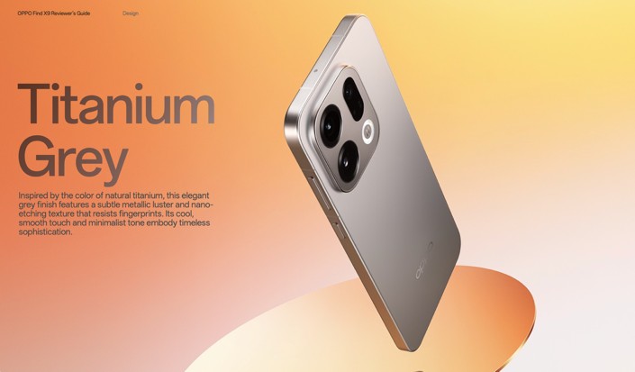 Oppo Find X9 Titanium Grey Oppo Find X9 Titanium Grey