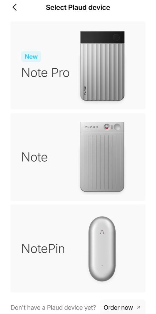 Plaud Note Pro setup 3