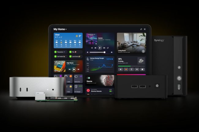 Homey Self Hosted Server (dark)