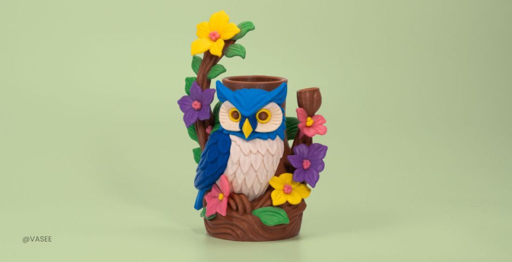 3D Printed Multicolor Picture Owl