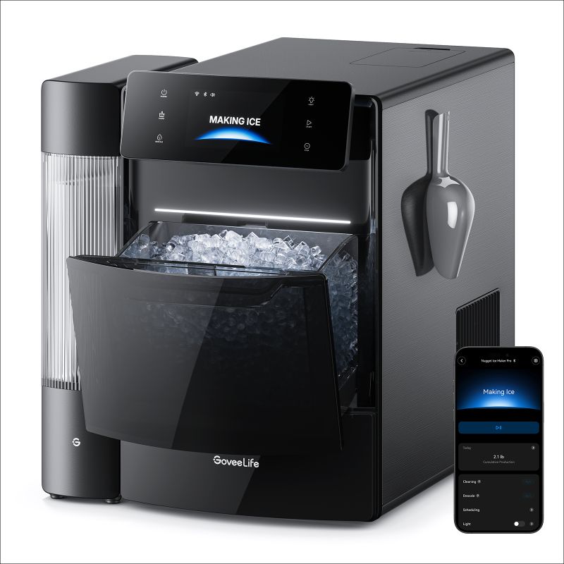 GoveeLife Smart Nugget Ice Maker Pro Product 03 GoveeLife Smart Nugget Ice Maker Pro Product 03