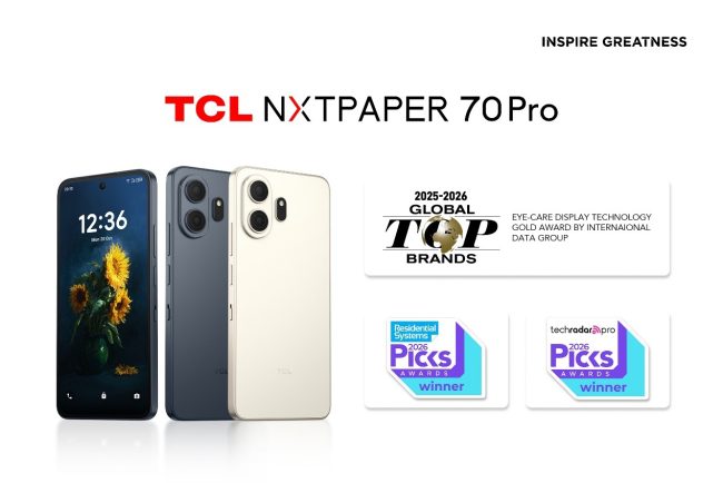 TCL NXTPAPER 70 Pro Wins big at CES 2026