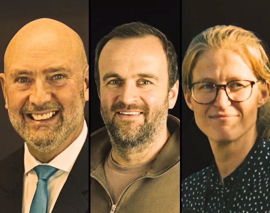 Glenn Pollard Eddie Latham and Gisela Otten