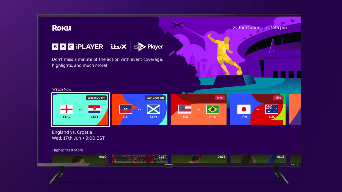 Main screen UI B UK World Cup