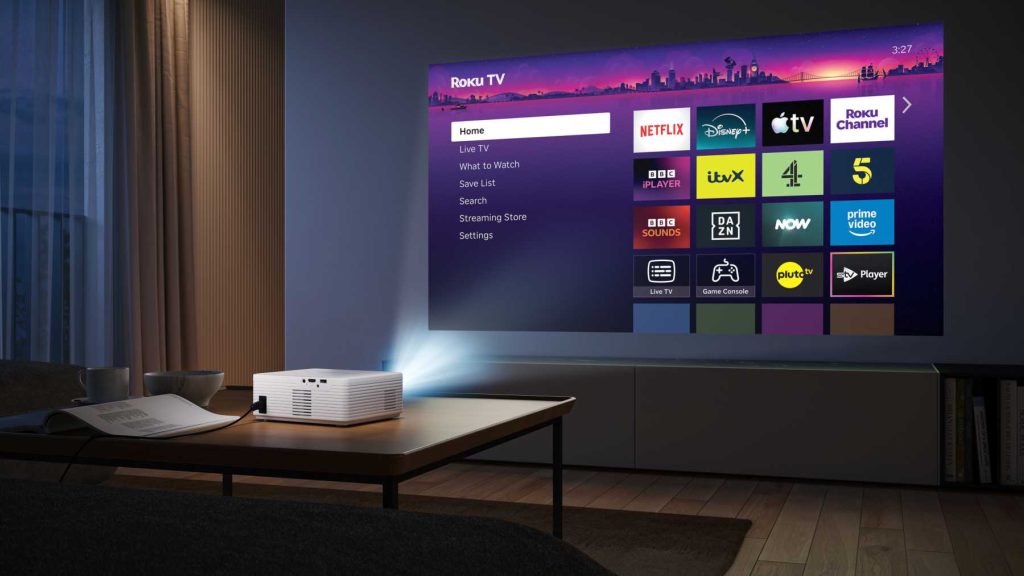 Sharp Roku TV Smart Projector Lifestyle 2
