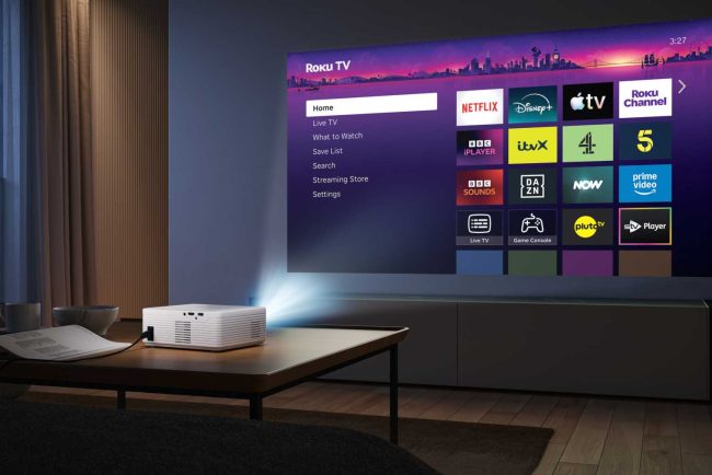 Sharp Roku TV Smart Projector Lifestyle 2