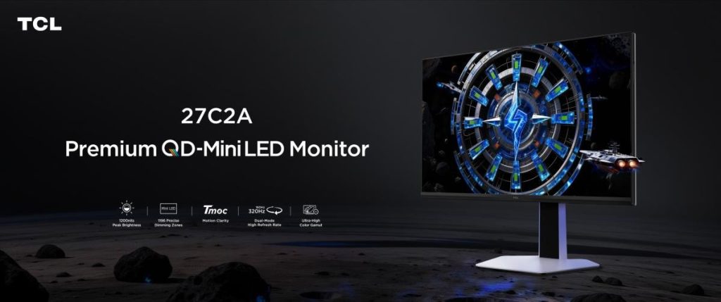 TCL 27C2A UK QD Mini LED Monitor